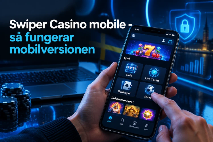 Swiper Casino mobile - så fungerar mobilversionen