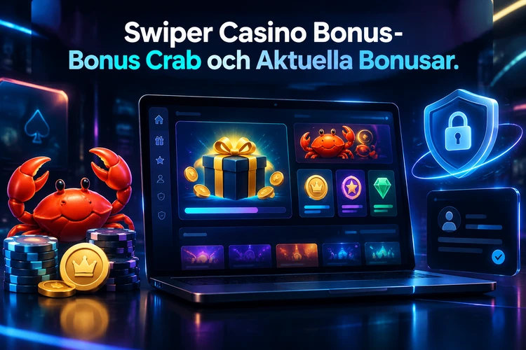Swiper Casino Bonus - Bonus Crab och Aktuella Bonusar